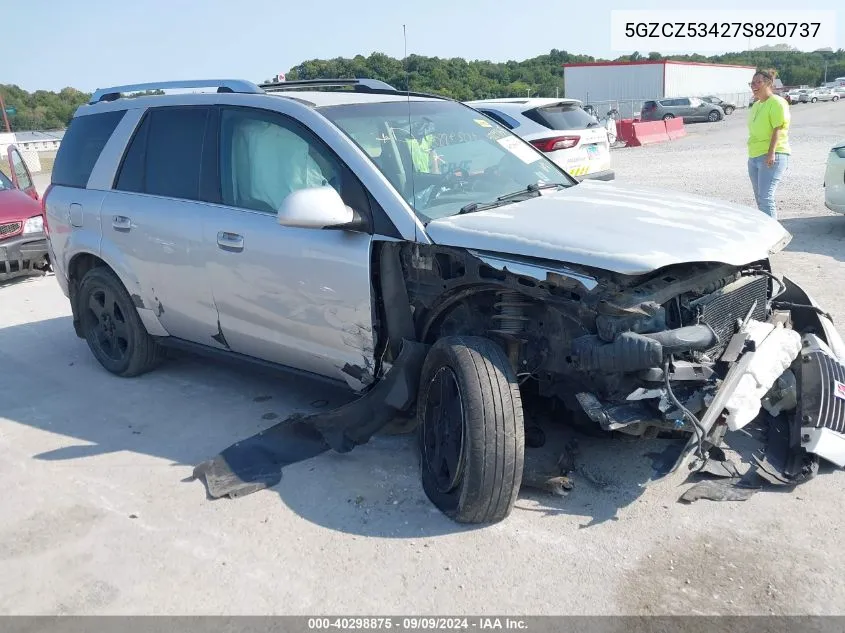 2007 Saturn Vue V6 VIN: 5GZCZ53427S820737 Lot: 40298875