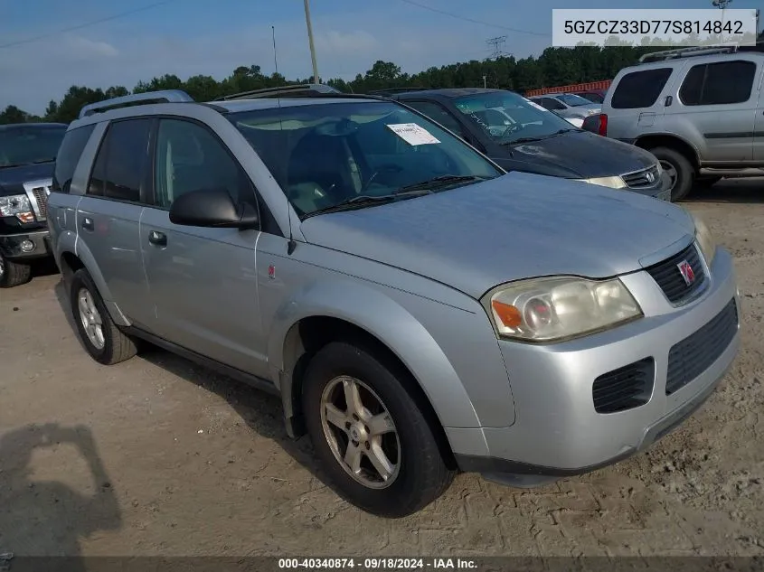 2007 Saturn Vue 4 Cyl VIN: 5GZCZ33D77S814842 Lot: 40340874