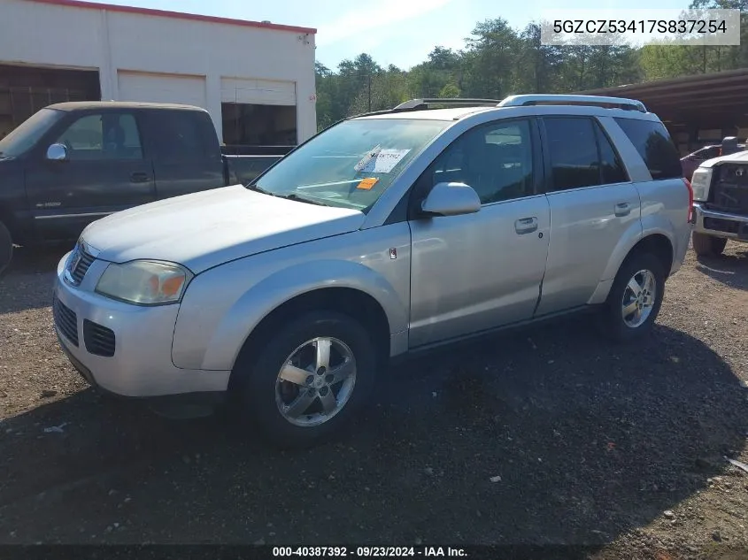 2007 Saturn Vue V6 VIN: 5GZCZ53417S837254 Lot: 40387392