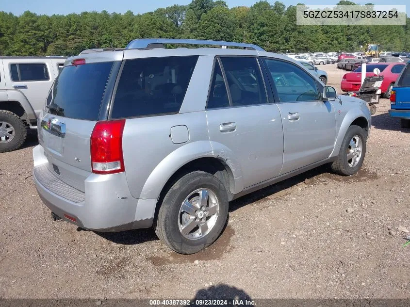 2007 Saturn Vue V6 VIN: 5GZCZ53417S837254 Lot: 40387392