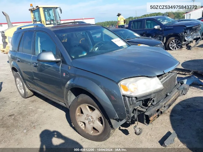 2007 Saturn Vue V6 VIN: 5GZCZ53497S843772 Lot: 40512200