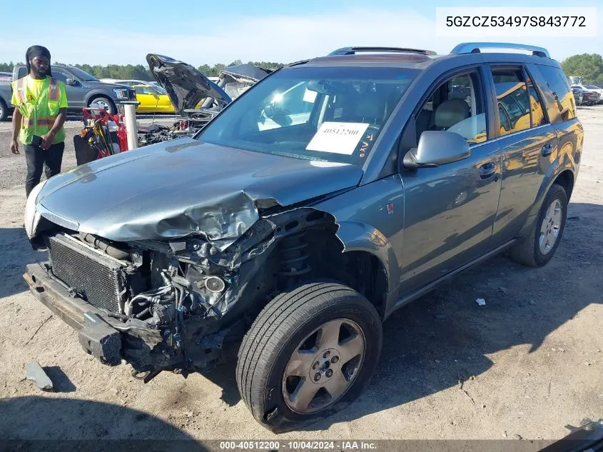 2007 Saturn Vue V6 VIN: 5GZCZ53497S843772 Lot: 40512200