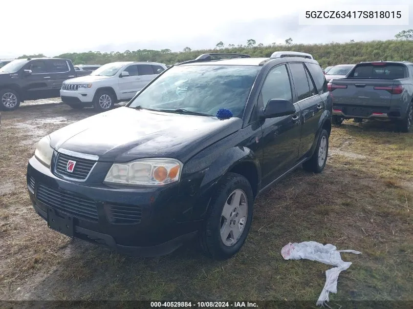 2007 Saturn Vue VIN: 5GZCZ63417S818015 Lot: 40529884