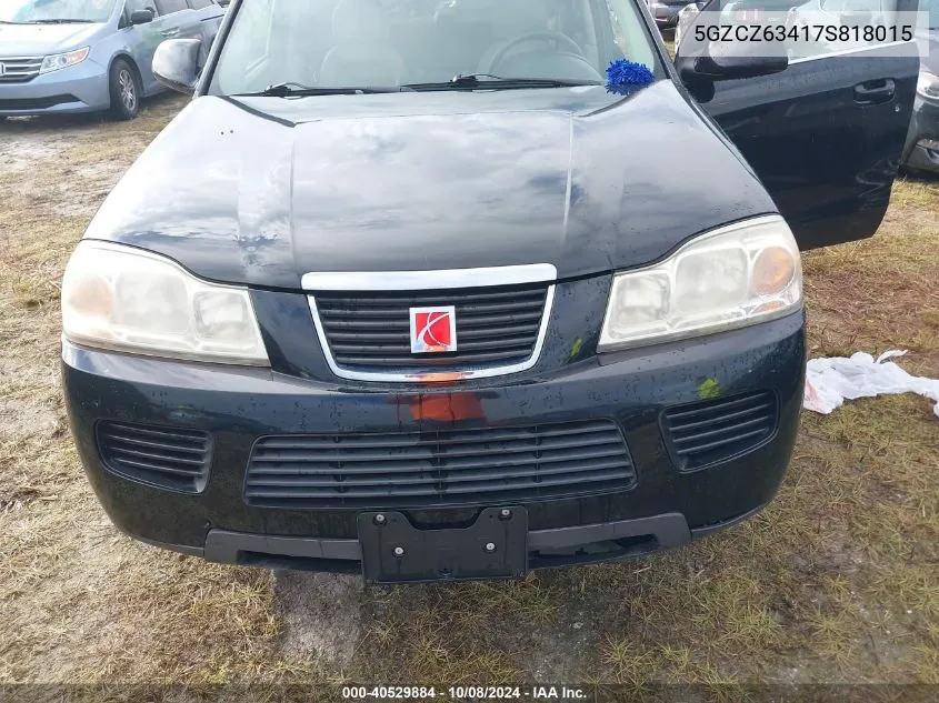 2007 Saturn Vue VIN: 5GZCZ63417S818015 Lot: 40529884