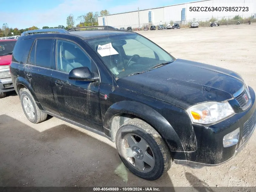 2007 Saturn Vue VIN: 5GZCZ63407S852723 Lot: 40549869