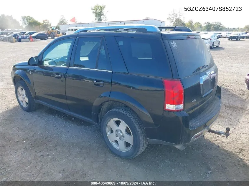 2007 Saturn Vue VIN: 5GZCZ63407S852723 Lot: 40549869