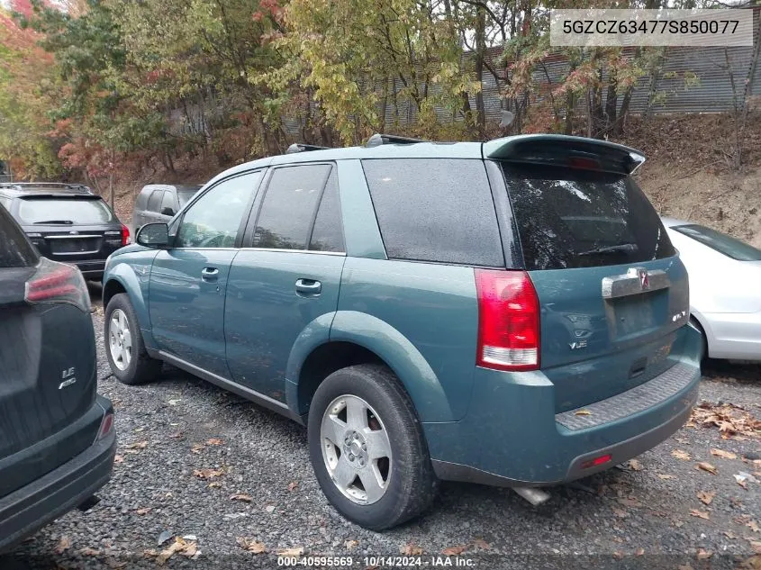 2007 Saturn Vue V6 VIN: 5GZCZ63477S850077 Lot: 40595569