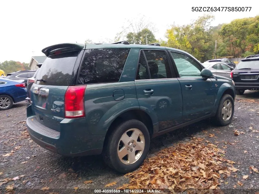 2007 Saturn Vue V6 VIN: 5GZCZ63477S850077 Lot: 40595569