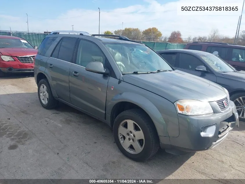 2007 Saturn Vue V6 VIN: 5GZCZ53437S818365 Lot: 40605354