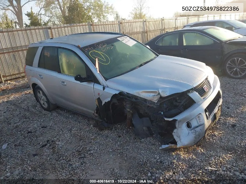 2007 Saturn Vue V6 VIN: 5GZCZ53497S822386 Lot: 40616419