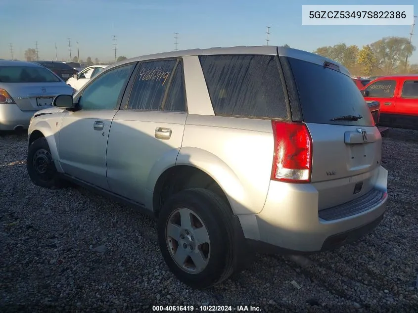 2007 Saturn Vue V6 VIN: 5GZCZ53497S822386 Lot: 40616419