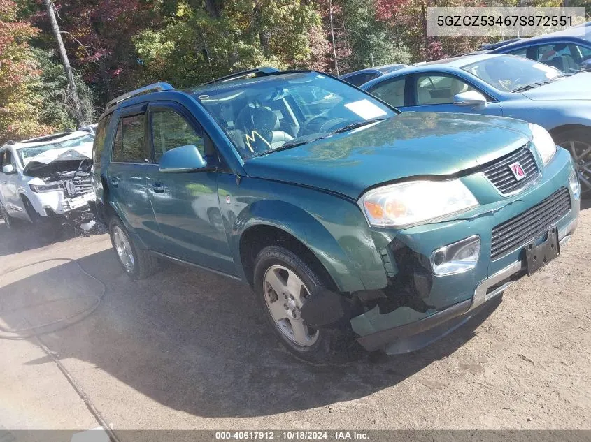 2007 Saturn Vue V6 VIN: 5GZCZ53467S872551 Lot: 40617912