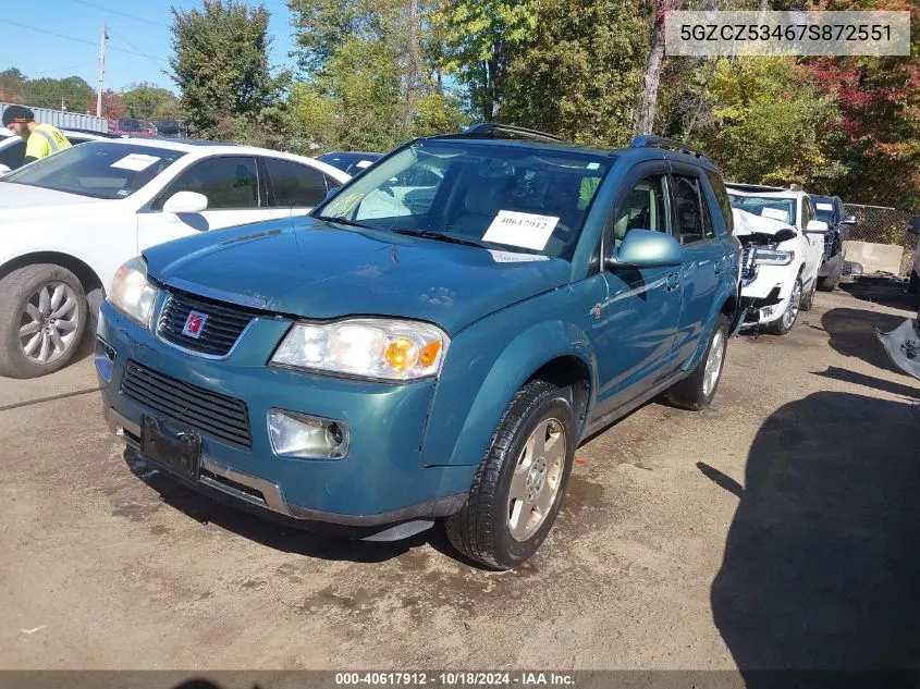 2007 Saturn Vue V6 VIN: 5GZCZ53467S872551 Lot: 40617912