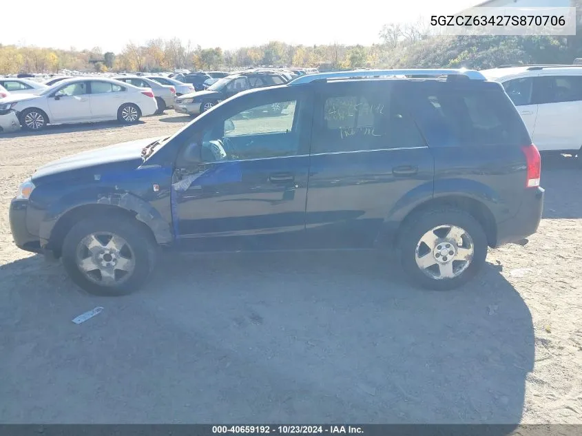 2007 Saturn Vue V6 VIN: 5GZCZ63427S870706 Lot: 40659192