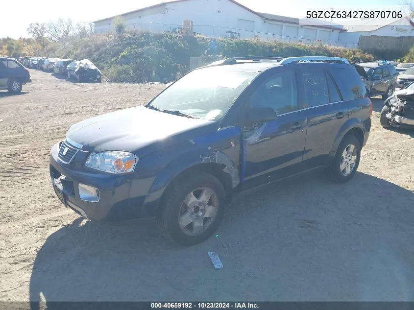 2007 Saturn Vue V6 VIN: 5GZCZ63427S870706 Lot: 40659192