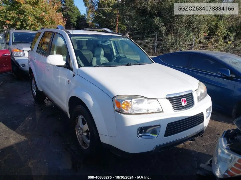 2007 Saturn Vue V6 VIN: 5GZCZ53407S834166 Lot: 40686275