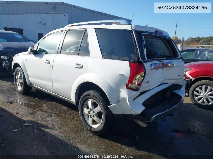 2007 Saturn Vue V6 VIN: 5GZCZ53407S834166 Lot: 40686275