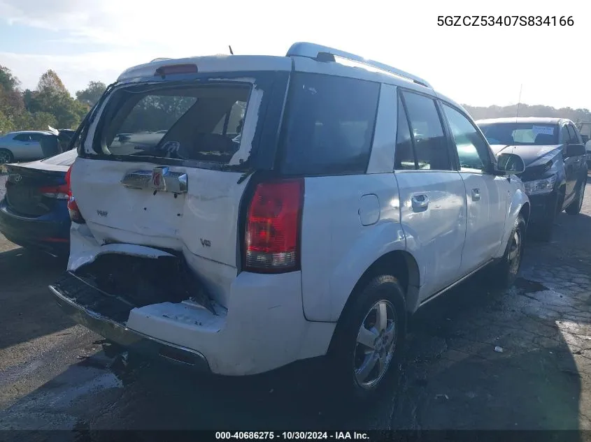 2007 Saturn Vue V6 VIN: 5GZCZ53407S834166 Lot: 40686275