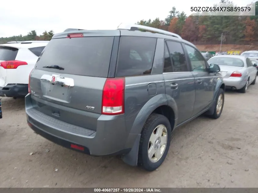 2007 Saturn Vue VIN: 5GZCZ634X7S859579 Lot: 40687257