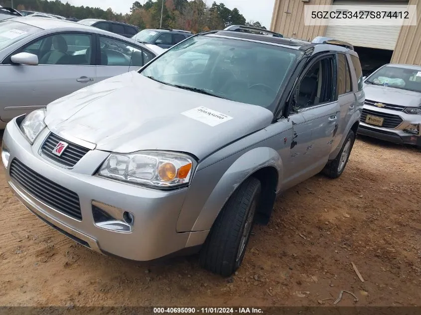 2007 Saturn Vue V6 VIN: 5GZCZ53427S874412 Lot: 40695090