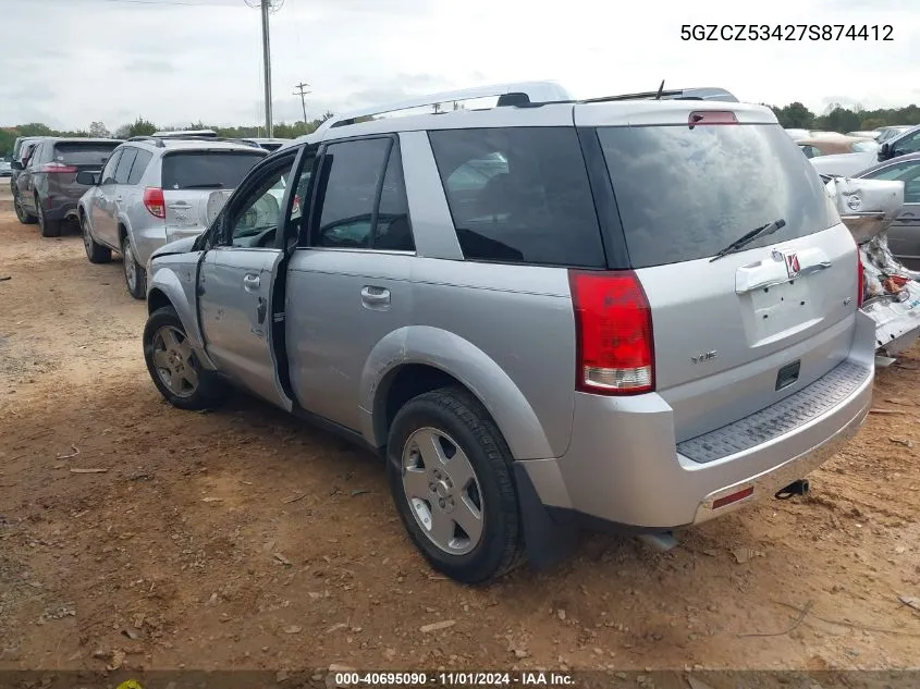 2007 Saturn Vue V6 VIN: 5GZCZ53427S874412 Lot: 40695090