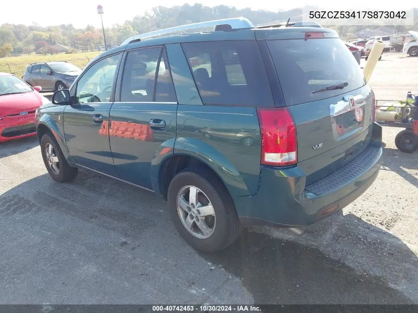 2007 Saturn Vue V6 VIN: 5GZCZ53417S873042 Lot: 40742453