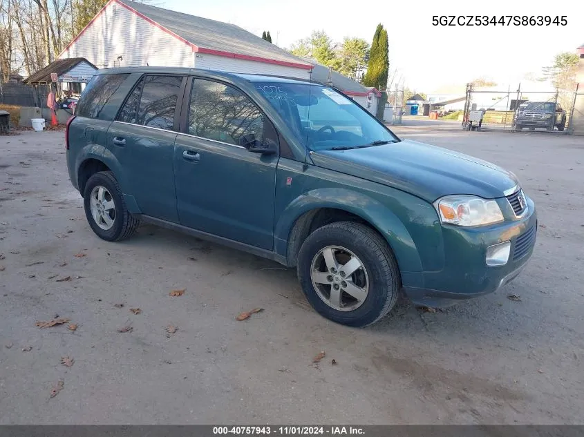 2007 Saturn Vue V6 VIN: 5GZCZ53447S863945 Lot: 40757943