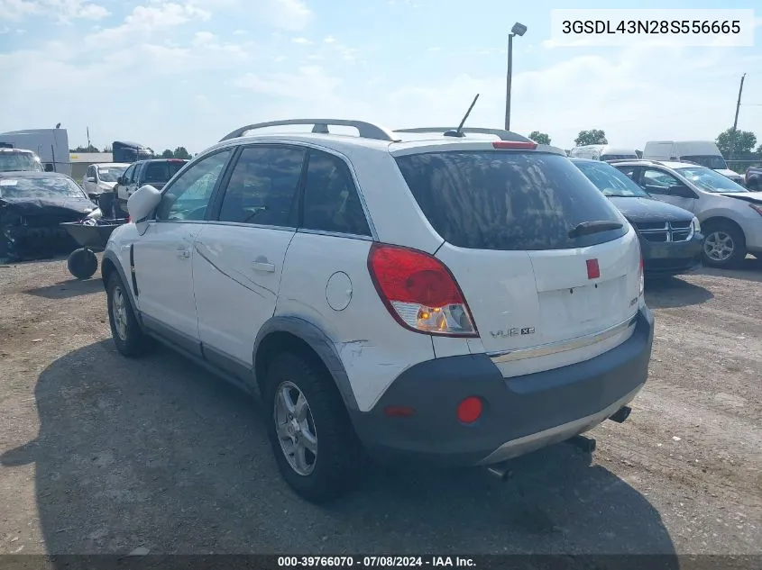 2008 Saturn Vue V6 Xe VIN: 3GSDL43N28S556665 Lot: 39766070