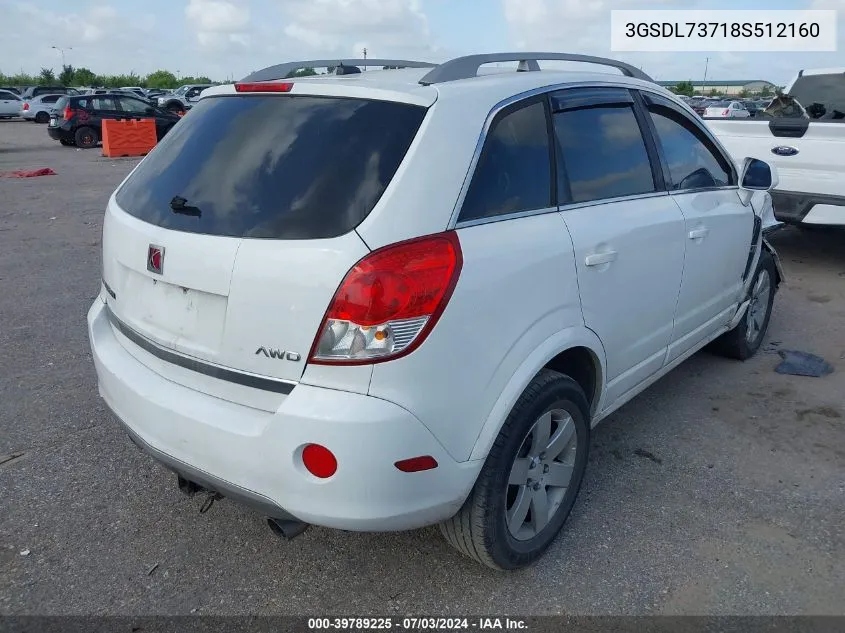 3GSDL73718S512160 2008 Saturn Vue V6 Xr