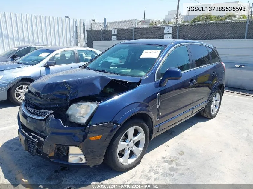 2008 Saturn Vue Red Line VIN: 3GSCL13728S535598 Lot: 39882247