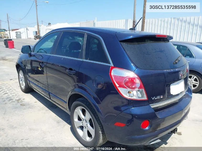 2008 Saturn Vue Red Line VIN: 3GSCL13728S535598 Lot: 39882247