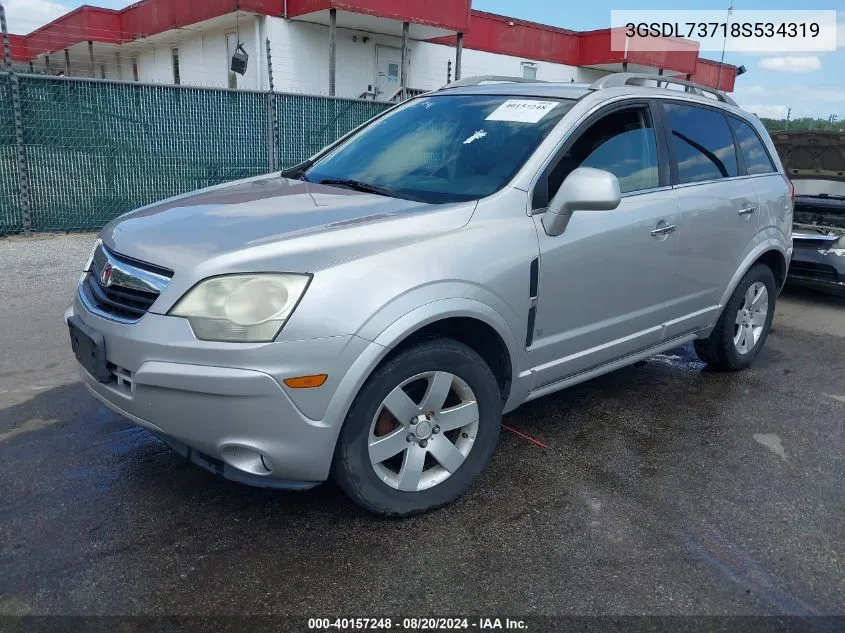 3GSDL73718S534319 2008 Saturn Vue V6 Xr