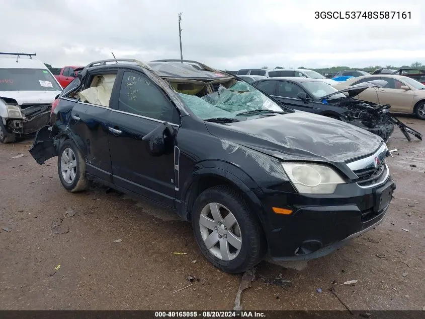 2008 Saturn Vue Xr VIN: 3GSCL53748S587161 Lot: 40163015