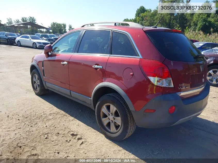 2008 Saturn Vue 4-Cyl Xe VIN: 3GSCL33PX8S732076 Lot: 40313096