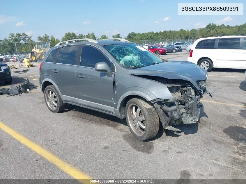 2008 Saturn Vue 4-Cyl Xe VIN: 3GSCL33PX8S509391 Lot: 40398960