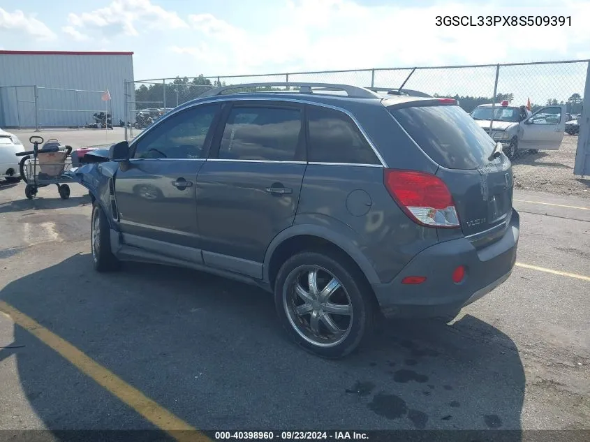 2008 Saturn Vue 4-Cyl Xe VIN: 3GSCL33PX8S509391 Lot: 40398960