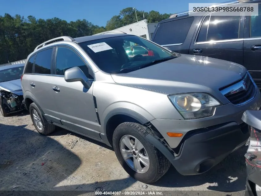 2008 Saturn Vue 4-Cyl Xe VIN: 3GSCL33P98S668788 Lot: 40404087