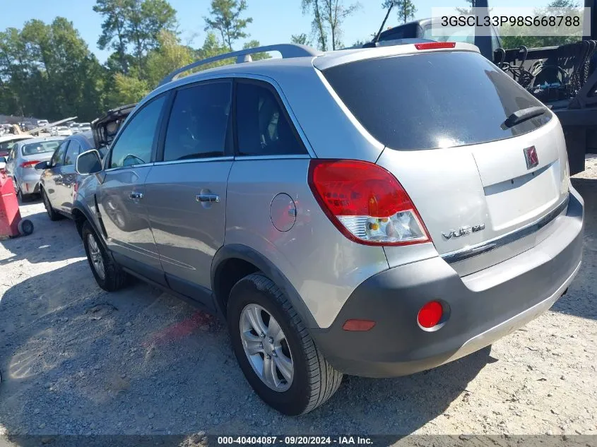 2008 Saturn Vue 4-Cyl Xe VIN: 3GSCL33P98S668788 Lot: 40404087