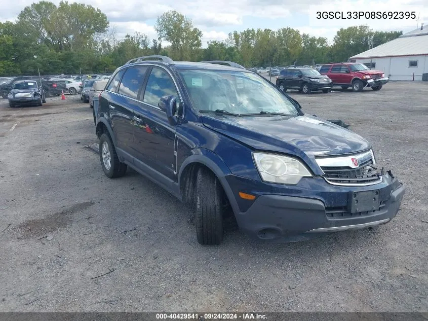 2008 Saturn Vue 4-Cyl Xe VIN: 3GSCL33P08S692395 Lot: 40429541