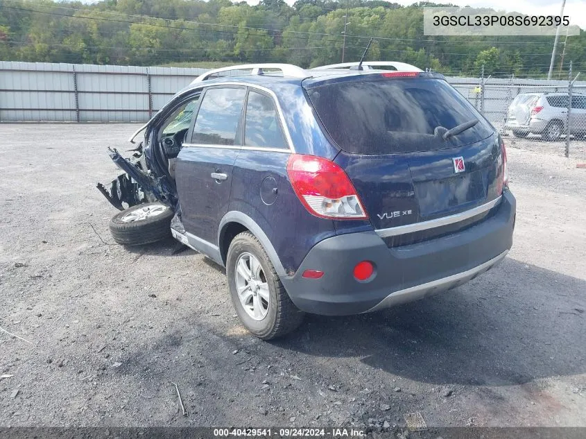 2008 Saturn Vue 4-Cyl Xe VIN: 3GSCL33P08S692395 Lot: 40429541