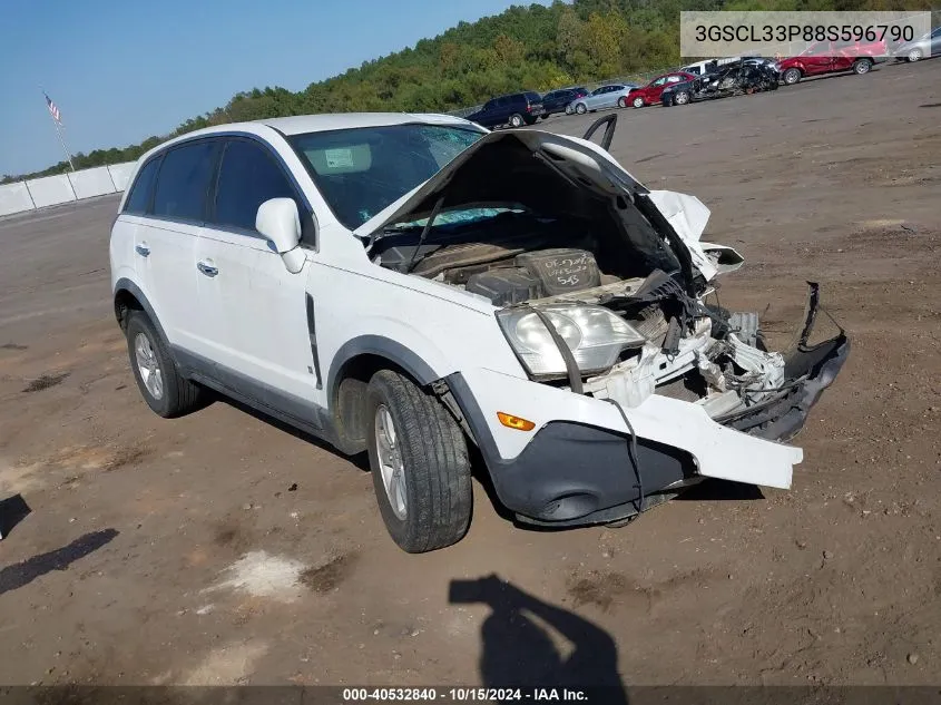 2008 Saturn Vue 4-Cyl Xe VIN: 3GSCL33P88S596790 Lot: 40532840