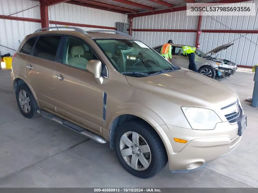 2008 Saturn Vue V6 Xr VIN: 3GSCL53798S693556 Lot: 40569913