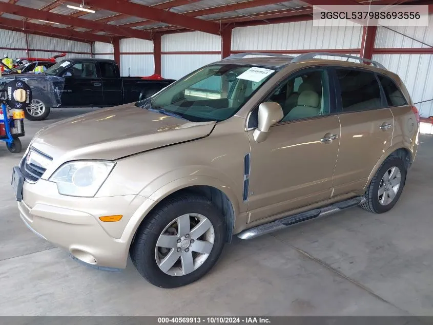 2008 Saturn Vue V6 Xr VIN: 3GSCL53798S693556 Lot: 40569913