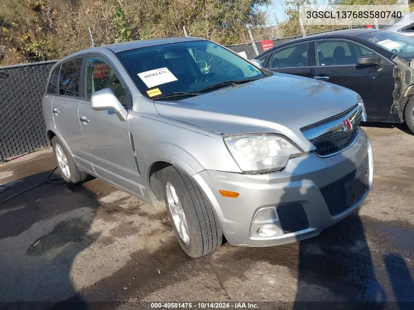 2008 Saturn Vue Red Line VIN: 3GSCL13768S580740 Lot: 40581475