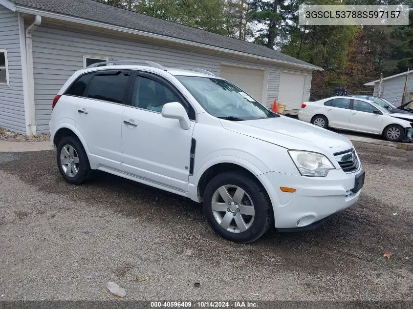 2008 Saturn Vue V6 Xr VIN: 3GSCL53788S597157 Lot: 40596409