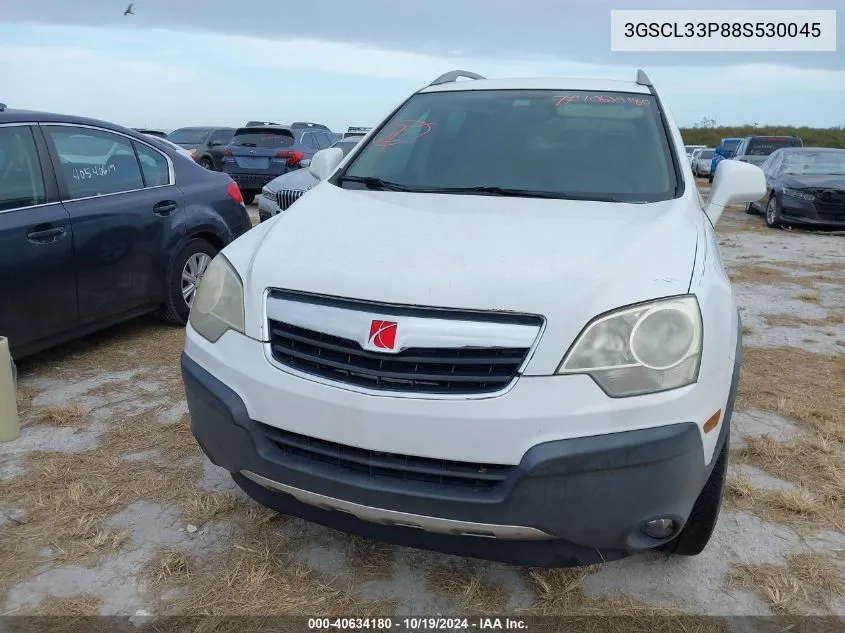 2008 Saturn Vue Xe VIN: 3GSCL33P88S530045 Lot: 40634180