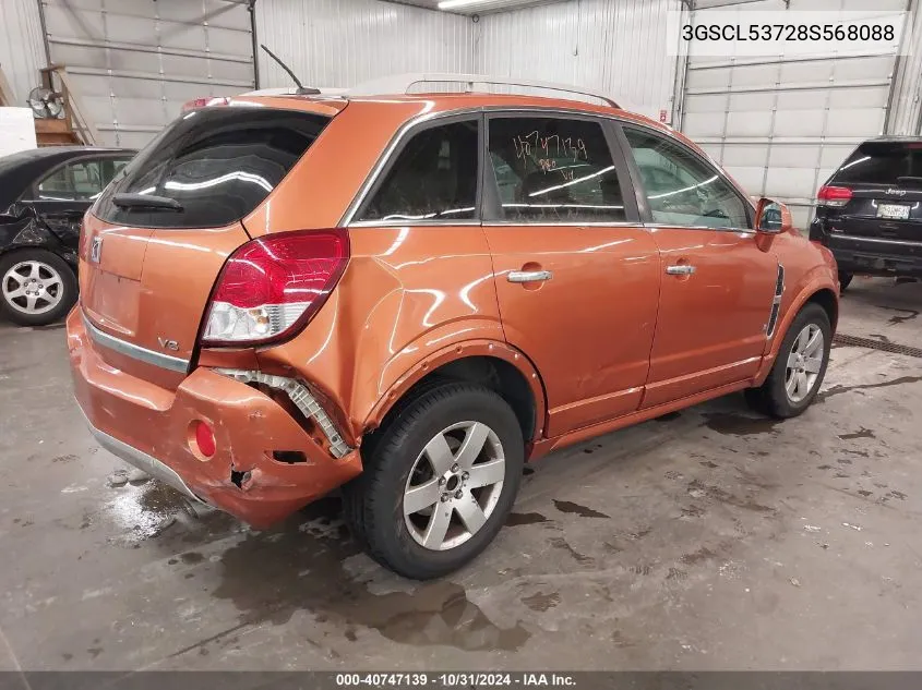 2008 Saturn Vue V6 Xr VIN: 3GSCL53728S568088 Lot: 40747139