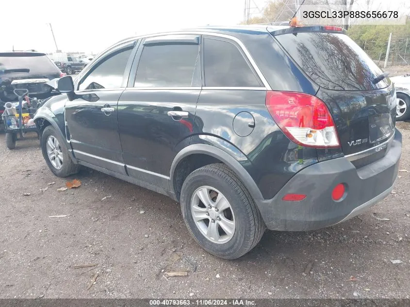 2008 Saturn Vue 4-Cyl Xe VIN: 3GSCL33P88S656678 Lot: 40793663