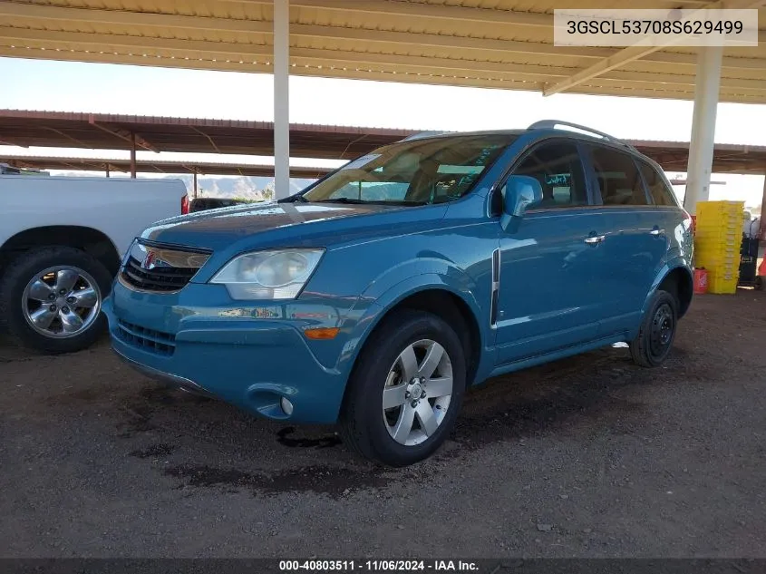 2008 Saturn Vue V6 Xr VIN: 3GSCL53708S629499 Lot: 40803511