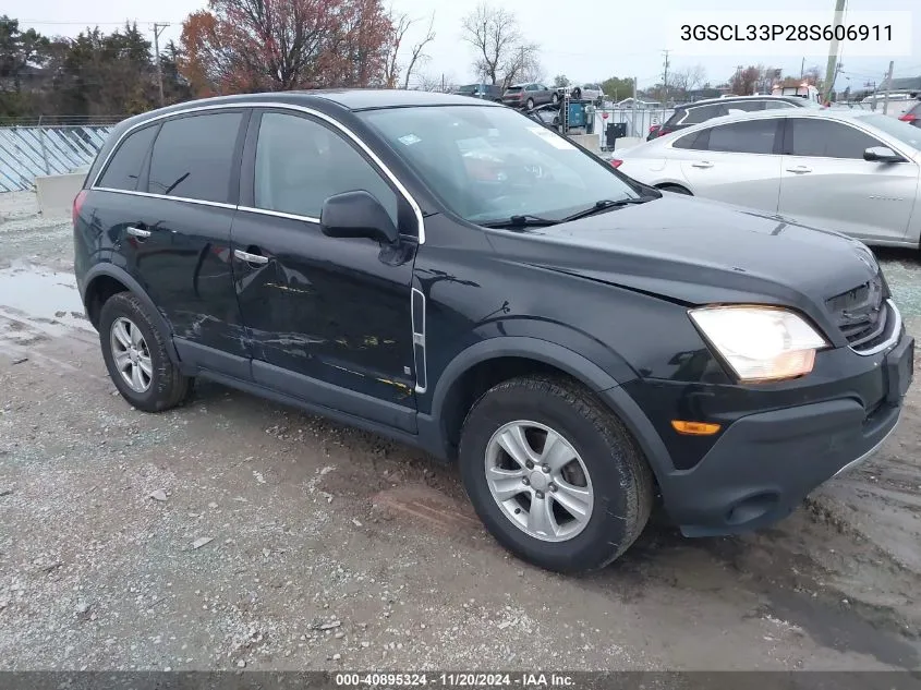 2008 Saturn Vue 4-Cyl Xe VIN: 3GSCL33P28S606911 Lot: 40895324